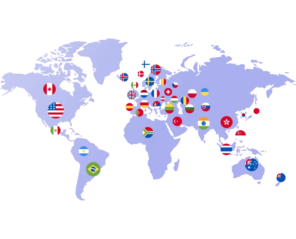 IPTV Channels world map